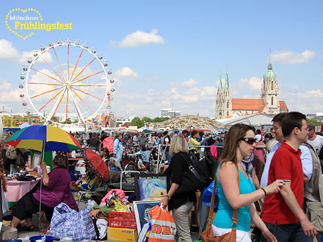 Münchner Frühlingsfest auf der Theresienwiese